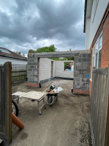 Garage extension project in Poole completed to a high standard