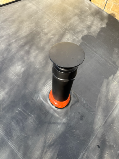 Custom oak outdoor cooking shelter with existing pizza oven