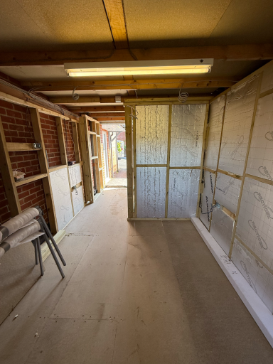Garage conversion in Poole adding a stylish bedroom and en-suite