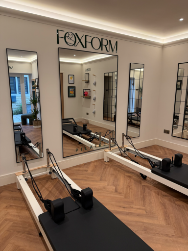 Pilates studio created from a garage conversion in Poole