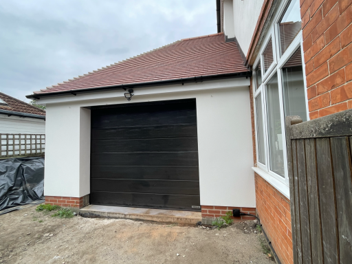 Garage extension built in Poole to create additional living space