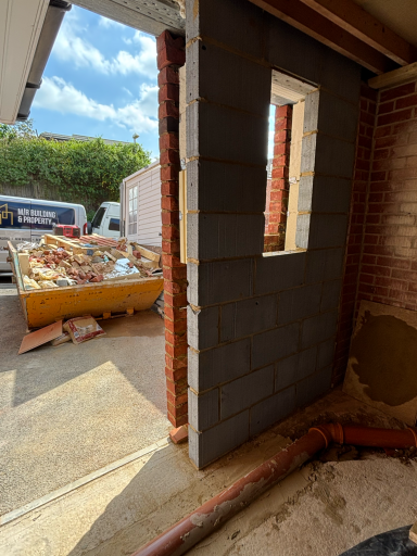 Professionally completed garage conversion in Poole with en-suite facilities