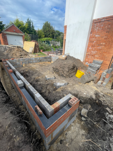 Modern garage extension in Poole enhancing the home’s layout and functionality