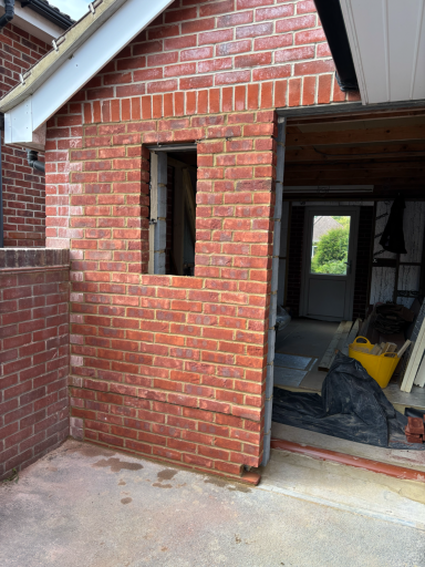 Bedroom and en-suite created from a garage conversion in Poole